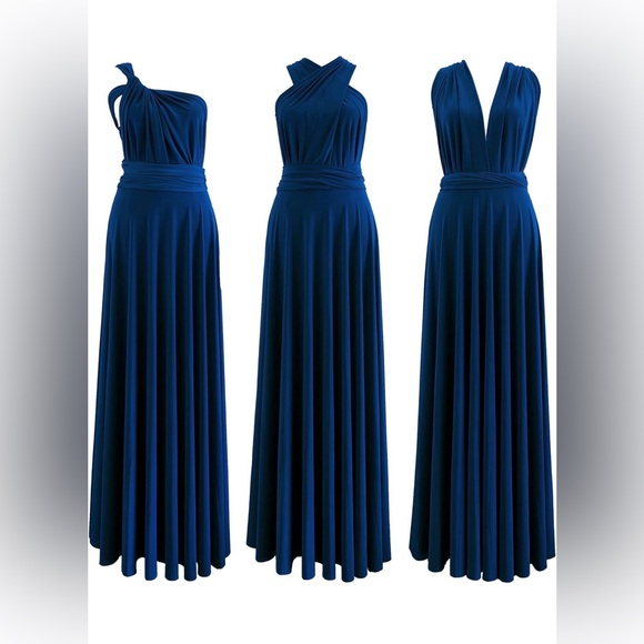 Dresses & Skirts - ProAid Convertible Infinity Dress-Blue